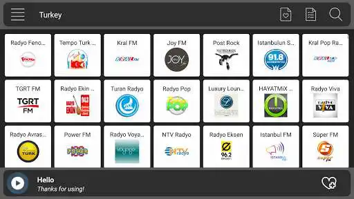 Play Online Radio Turkey - Turkish FM AM Music  and enjoy Online Radio Turkey - Turkish FM AM Music with UptoPlay