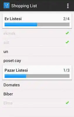 Play Online Shopping List