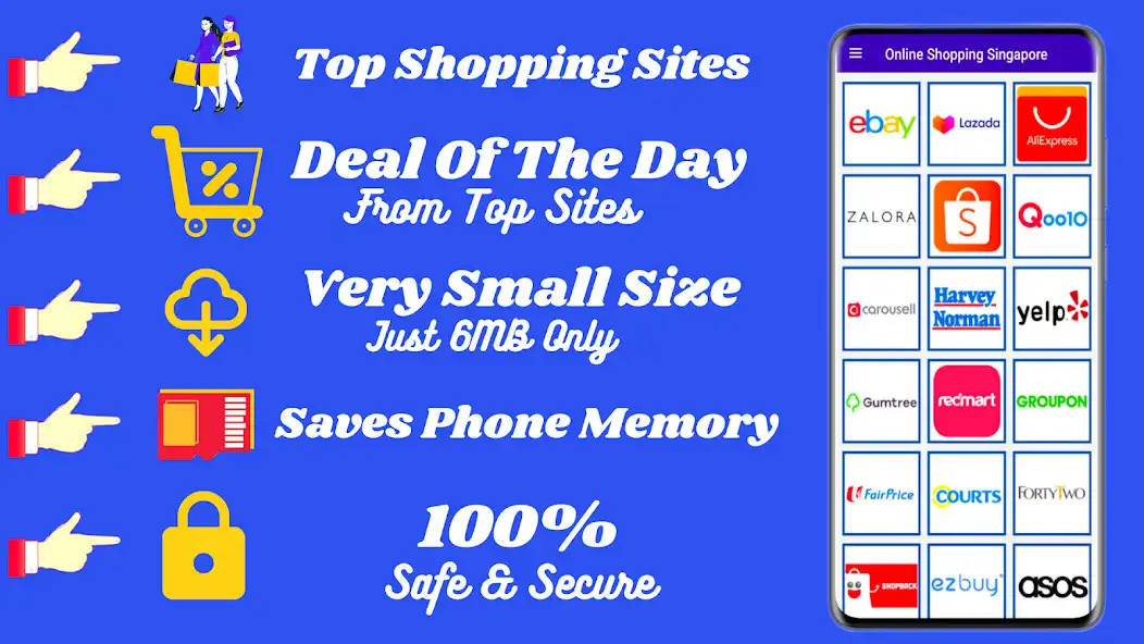 Play Online Singapore Shopping App as an online game Online Singapore Shopping App with UptoPlay