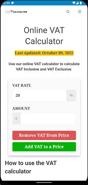 Play Online VAT Calculator  and enjoy Online VAT Calculator with UptoPlay