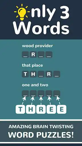 Play Only 3 Words  and enjoy Only 3 Words with UptoPlay