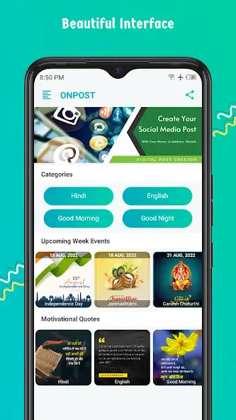 Play Onpost - Social Post Creator  and enjoy Onpost - Social Post Creator with UptoPlay