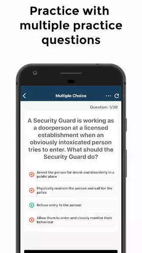 Play Ontario Security Guard Practice Test as an online game Ontario Security Guard Practice Test with UptoPlay