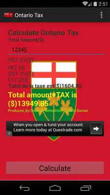 Play Ontario Tax Calculator