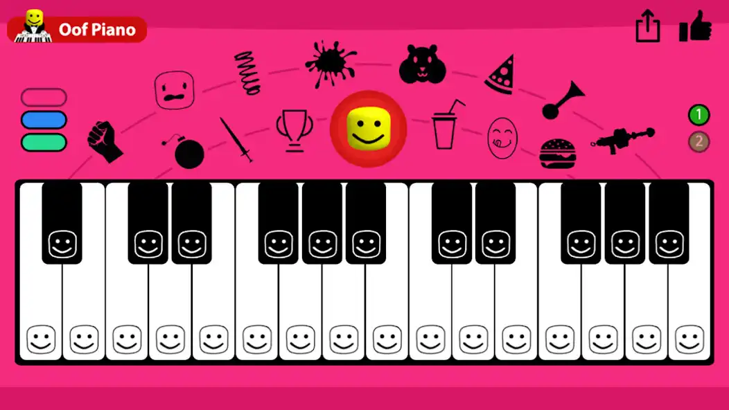Play Oof Piano as an online game Oof Piano with UptoPlay