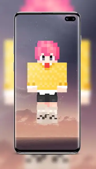 Play Oops Hiha Skin for Minecraft as an online game Oops Hiha Skin for Minecraft with UptoPlay