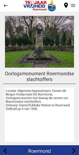 Play Oorlogsmonumenten Roermond  and enjoy Oorlogsmonumenten Roermond with UptoPlay