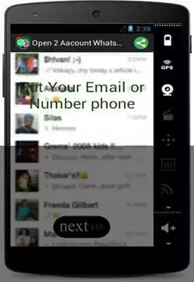 Play Open 2 account whatapp Prank