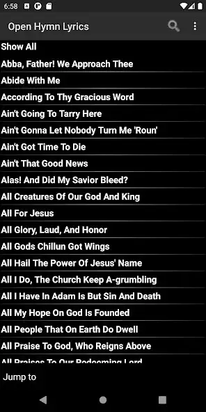 Play Open Hymn Lyrics  and enjoy Open Hymn Lyrics with UptoPlay