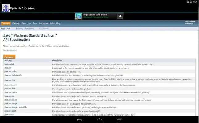 Play OpenJdk7Docs4You