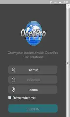 Play OpenPro ERP