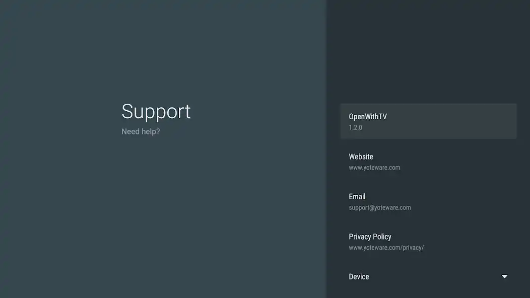 Play OpenWithTV for Android TV as an online game OpenWithTV for Android TV with UptoPlay