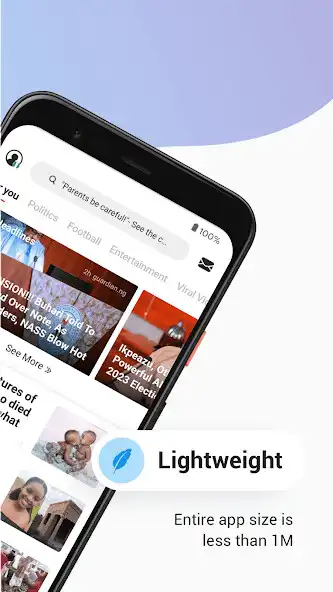 Play Opera News Lite - Less Data, M as an online game Opera News Lite - Less Data, M with UptoPlay