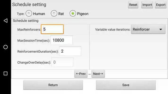 Play Operant Chamber App Trial