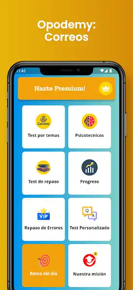 Play Opodemy: Correos Oposiciones  and enjoy Opodemy: Correos Oposiciones with UptoPlay