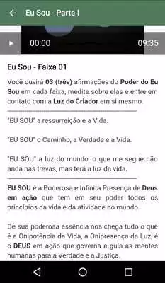Play O Poder do "Eu Sou"