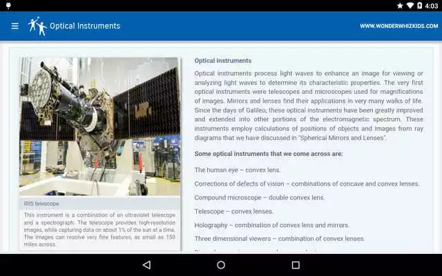 Play Optical Instruments as an online game Optical Instruments with UptoPlay