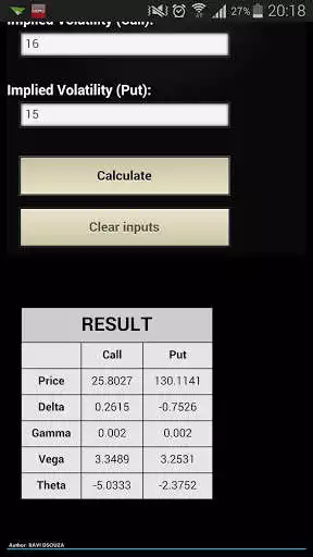 Play Options Calculator Play Options Calculator