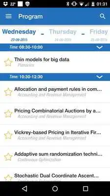 Play OR2015 Vienna Conference App