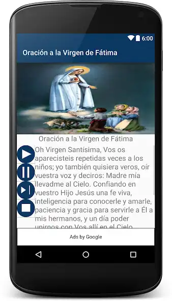 Play Oración a la Virgen de Fátima  and enjoy Oración a la Virgen de Fátima with UptoPlay