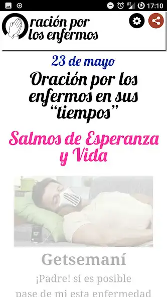 Play Oración por los enfermos  and enjoy Oración por los enfermos with UptoPlay