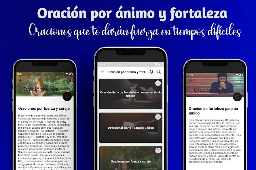 Play Oración por ánimo y fortaleza  and enjoy Oración por ánimo y fortaleza with UptoPlay