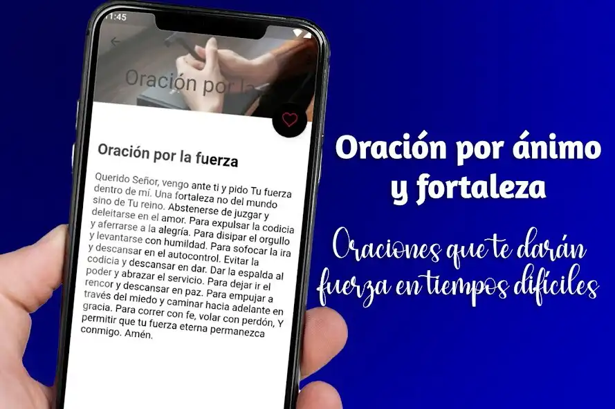 Play Oración por ánimo y fortaleza as an online game Oración por ánimo y fortaleza with UptoPlay