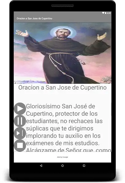 Play Oración San José de Cupertino as an online game Oración San José de Cupertino with UptoPlay