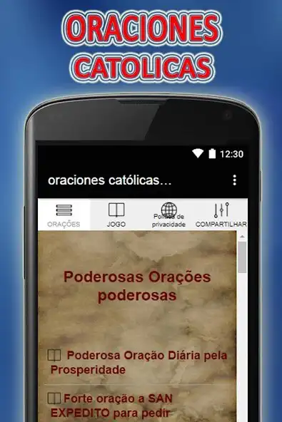 Play oraciones católicas milagres  and enjoy oraciones católicas milagres with UptoPlay