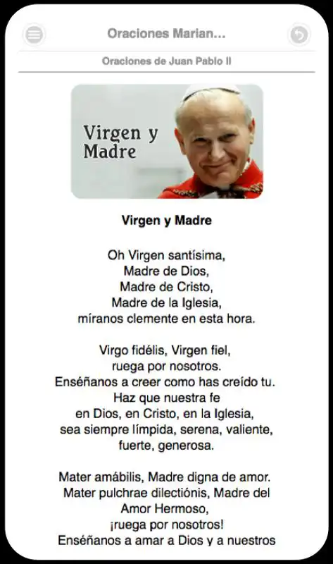 Play Oraciones Marianas