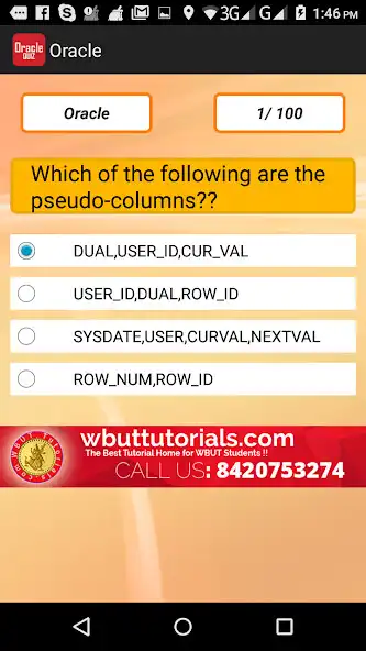 Play Oracle Questions and Answers as an online game Oracle Questions and Answers with UptoPlay