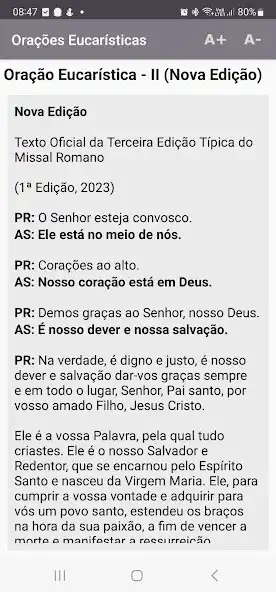 Play Orações Eucarísticas as an online game Orações Eucarísticas with UptoPlay