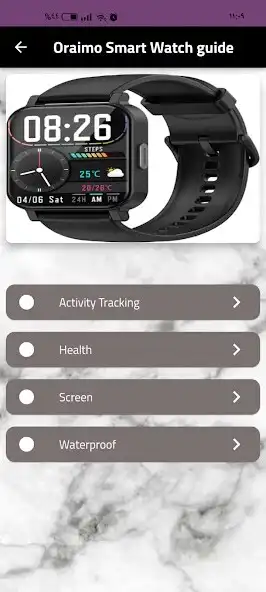 Play Oraimo Smart Watch guide  and enjoy Oraimo Smart Watch guide with UptoPlay
