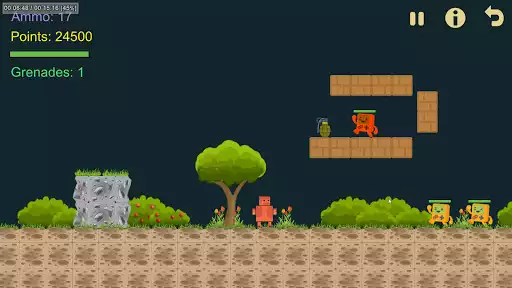 Play Orange Explorer - classic retro puzzle platformer  and enjoy Orange Explorer - classic retro puzzle platformer with UptoPlay