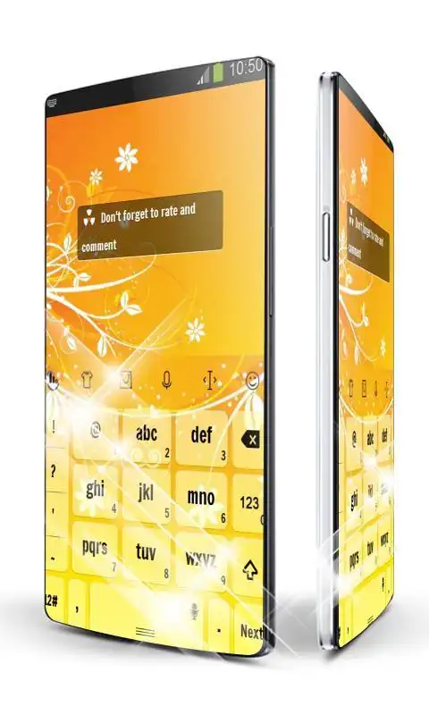Play Orange Flowers Keypad Art