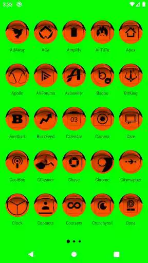 Play Orange Icon Pack Style 1 as an online game Orange Icon Pack Style 1 with UptoPlay