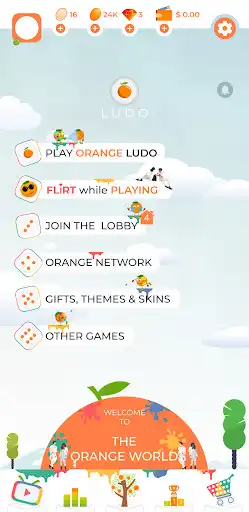 Play Orange Ludo  and enjoy Orange Ludo with UptoPlay