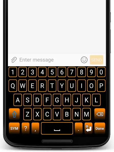 Play Orange Neon Keyboard as an online game Orange Neon Keyboard with UptoPlay