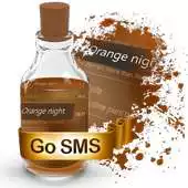 Free play online Orange night S.M.S. Theme APK