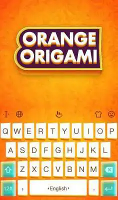 Play Orange Oarigami Keyboard Theme