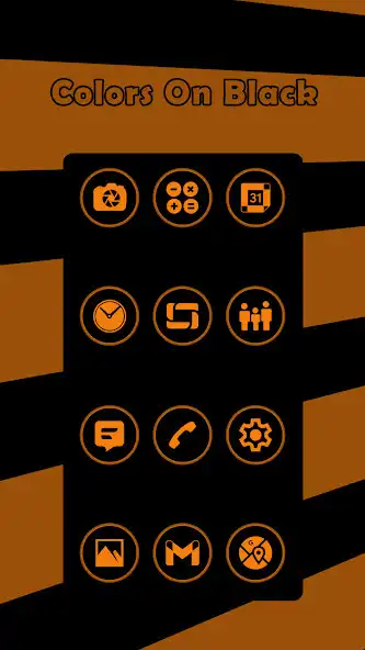 Play Orange On Black Icons  and enjoy Orange On Black Icons with UptoPlay
