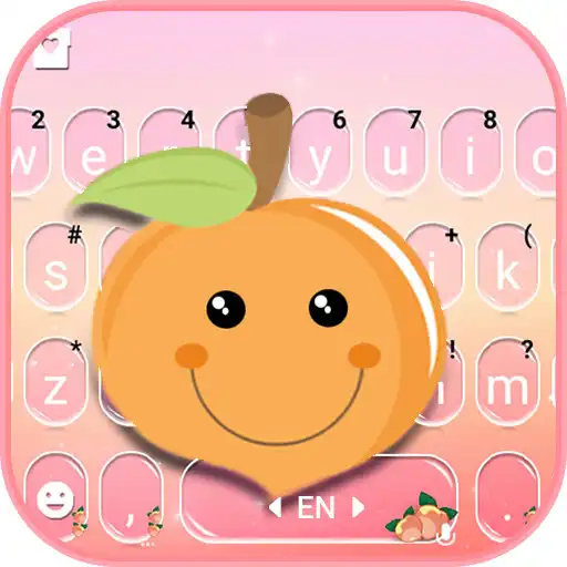 Play Orange Peach Face Keyboard Theme APK