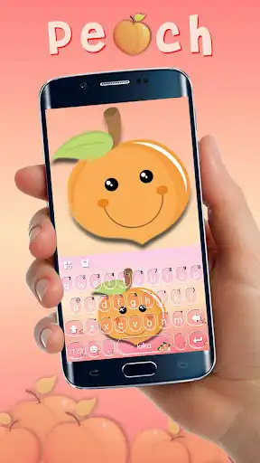 Play Orange Peach Face Keyboard Theme  and enjoy Orange Peach Face Keyboard Theme with UptoPlay