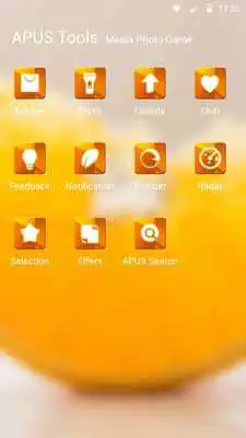 Play Oranges-APUS Launcher theme