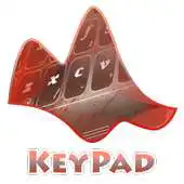 Free play online Orange Sketch Keypad Layout APK