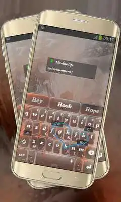 Play Orange Sketch Keypad Layout