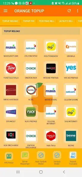 Play OrangeTopup as an online game OrangeTopup with UptoPlay