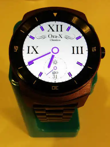 Play APK Ora-X Classikus White  and enjoy Ora-X Classikus White with UptoPlay cris.wmwatch.OraXClassikusWhite.analog