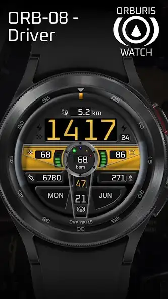 Play ORB-08 - The Driver WatchFace  and enjoy ORB-08 - The Driver WatchFace with UptoPlay