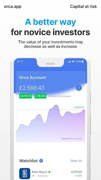 Play Orca App: Investing in stocks  and enjoy Orca App: Investing in stocks with UptoPlay